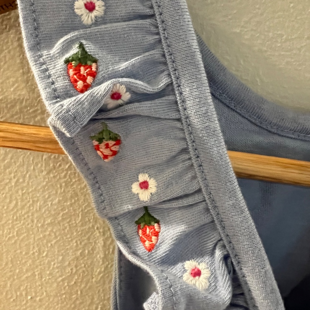 Mini Boden Girls Embroidered Tank - Picture 3 of 5